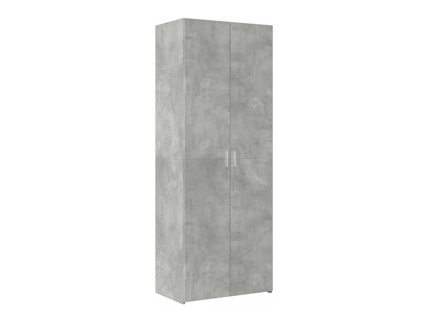 Armario de almacenaje gris hormigón 70x42,5x225cm madera de ingeniería