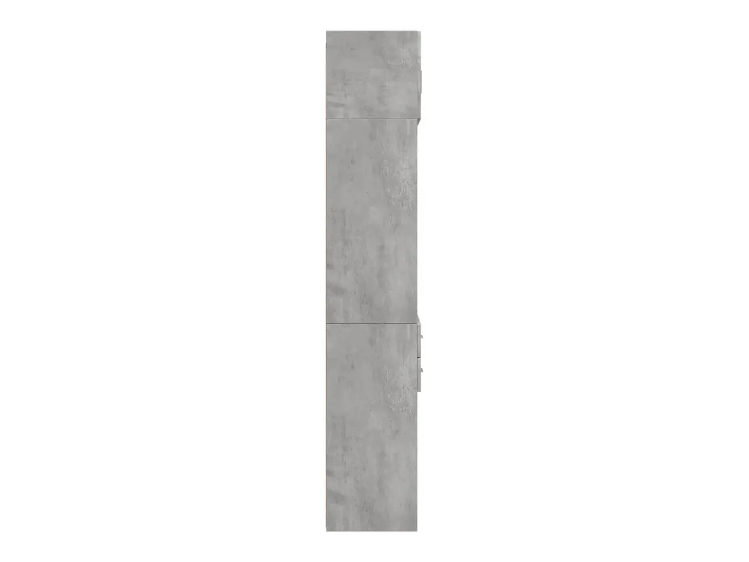 Armario de almacenaje gris hormigón 70x42,5x225cm madera de ingeniería