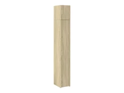 Armario de almacenaje Slim roble Sonoma 30x42,5x225 cm