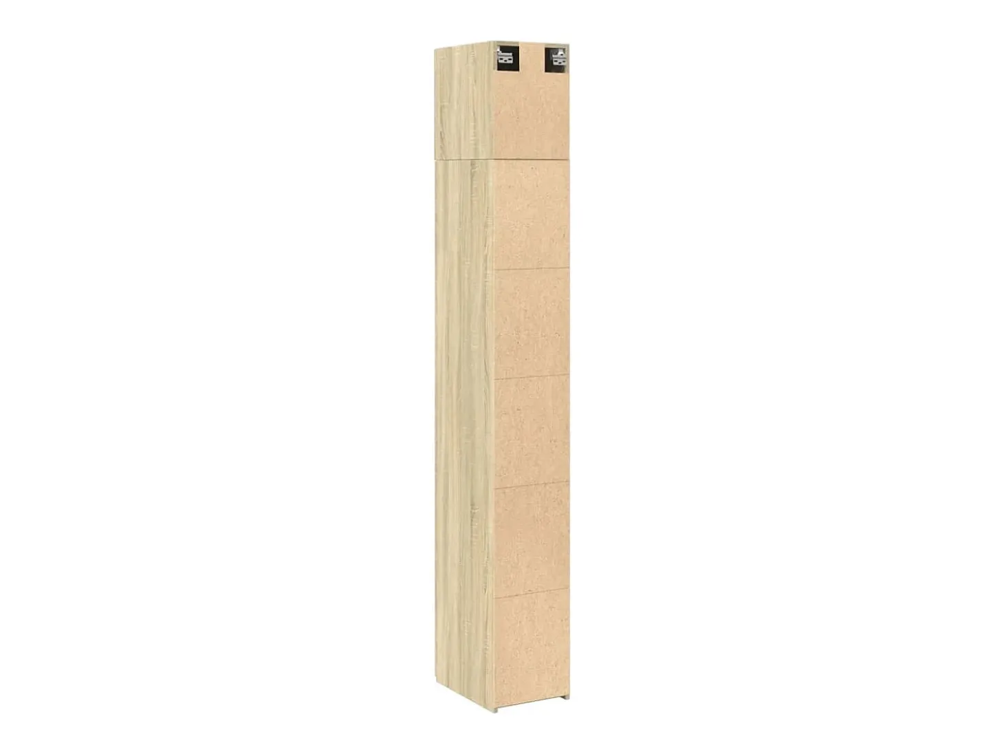Armario de almacenaje Slim roble Sonoma 30x42,5x225 cm