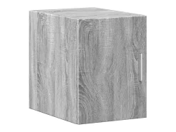 Armario de almacenaje Slim Sonoma gris 30x42,5x225 cm