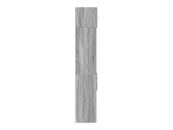 Armario de almacenaje Slim Sonoma gris 30x42,5x225 cm