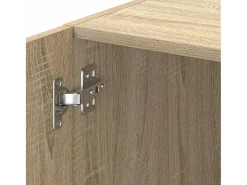 Armario de almacenaje Slim roble Sonoma 30x42,5x225 cm