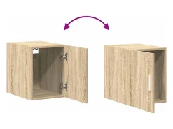 Armario de almacenaje Slim roble Sonoma 30x42,5x225 cm
