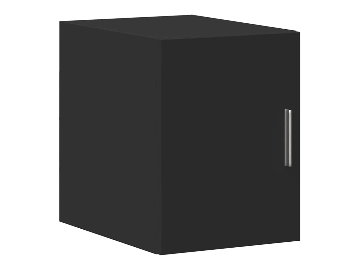 Armario de almacenaje Slim negro 30x42,5x225cm madera de ingeniería