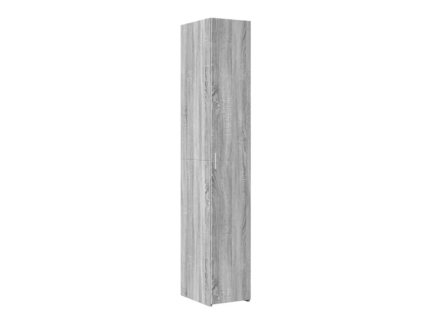 Armario de almacenaje Slim Sonoma gris 30x42,5x225 cm