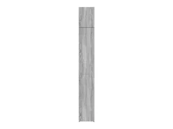 Armario de almacenaje Slim Sonoma gris 30x42,5x225 cm