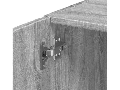 Armario de almacenaje Slim Sonoma gris 30x42,5x225 cm
