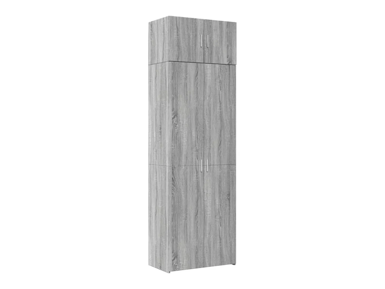 Armario de almacenaje Sonoma gris 70x42,5x225 cm