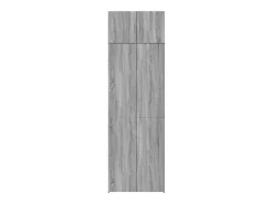 Armario de almacenaje Sonoma gris 70x42,5x225 cm