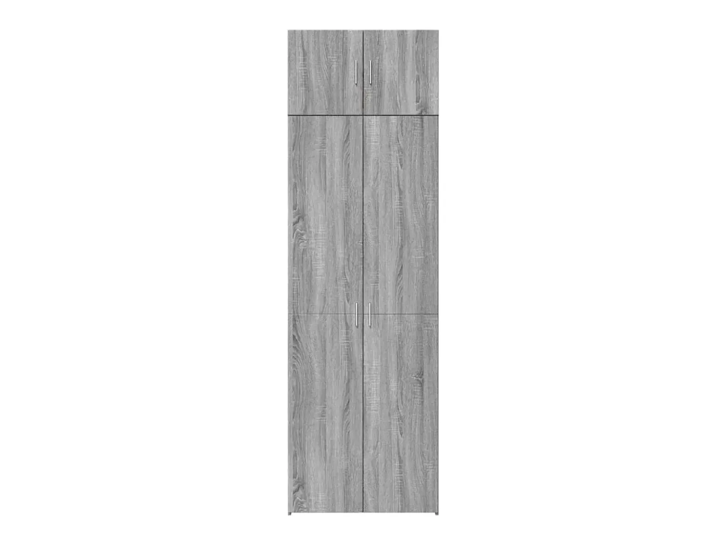 Armario de almacenaje Sonoma gris 70x42,5x225 cm