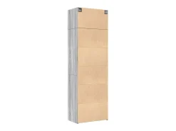 Armario de almacenaje Sonoma gris 70x42,5x225 cm