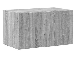 Armario de almacenaje Sonoma gris 70x42,5x225 cm