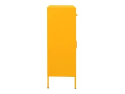 Armario de almacenamiento acero amarillo mostaza 80x35x101,5 cm ES188345
