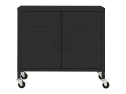 Armario de almacenamiento acero negro 60x35x56cm ES582669