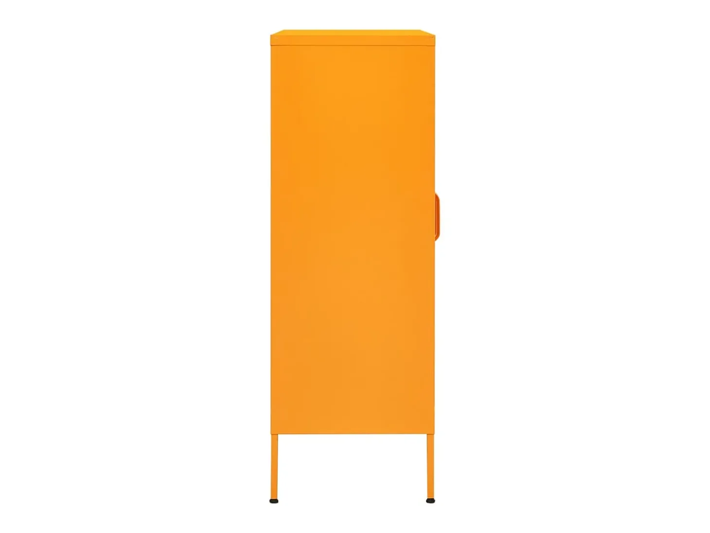 Armario de almacenamiento acero amarillo mostaza 80x35x101,5 cm ES64271