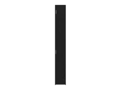 Armario de almacenamiento 3 pcs Roble Negro 30 x 42,5 x 225 cm