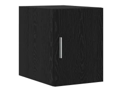 Armario de almacenamiento 3 pcs Roble Negro 30 x 42,5 x 225 cm