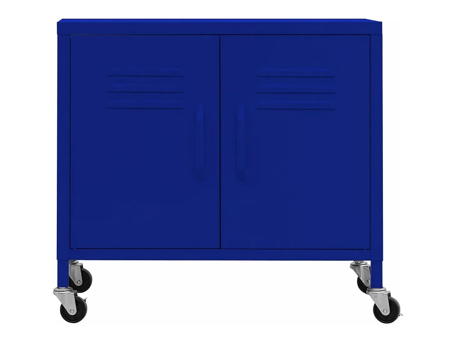 Armario de almacenamiento acero azul marino 60x35x56 cm ES764488