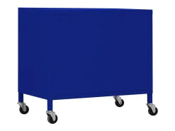 Armario de almacenamiento acero azul marino 60x35x56 cm ES764488