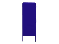 Armario de almacenamiento acero azul marino 80x35x101,5 cm ES483421