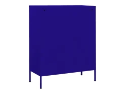 Armario de almacenamiento acero azul marino 80x35x101,5 cm ES483421