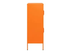 Armario de almacenamiento acero naranja 80x35x101,5 cm ES652507