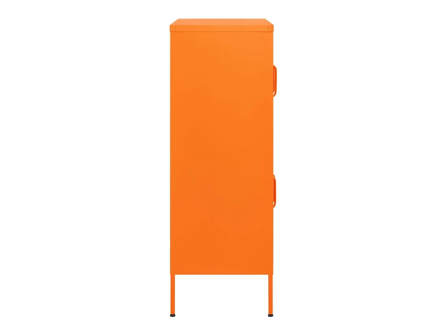 Armario de almacenamiento acero naranja 80x35x101,5 cm ES652507