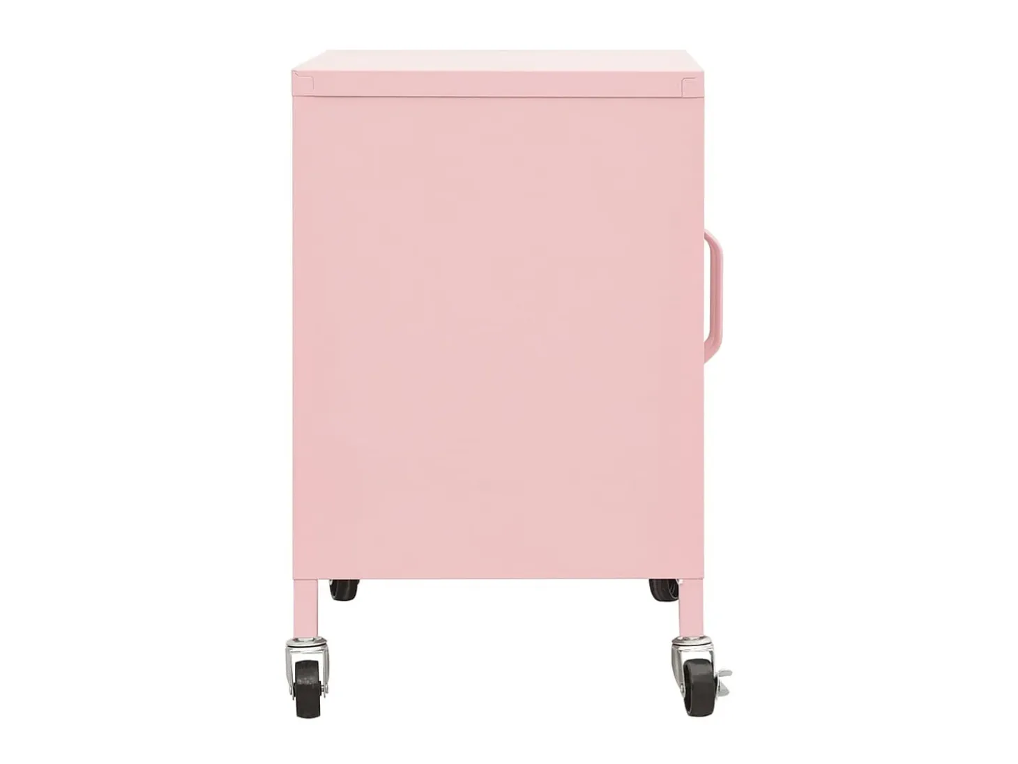Armario de almacenamiento acero rosa 60x35x56cm ES625940