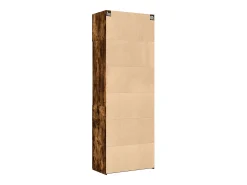 Armario de madera de ingeniería roble ahumado 80x42,5x225 cm