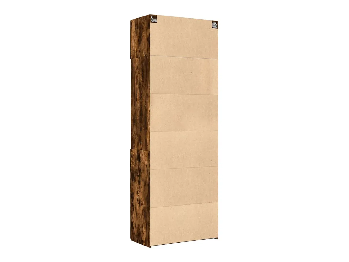 Armario de madera de ingeniería roble ahumado 80x42,5x225 cm