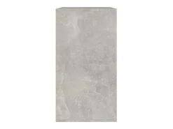 Armario de maquillaje madera gris hormigón 80x40x75cm