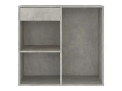 Armario de maquillaje madera gris hormigón 80x40x75cm