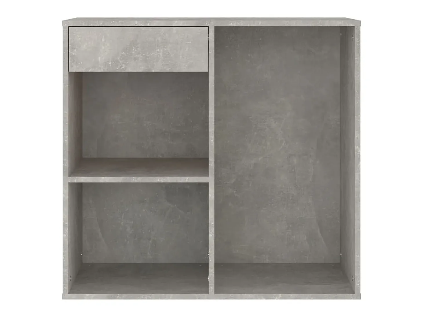 Armario de maquillaje madera gris hormigón 80x40x75cm
