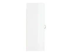 Armario de pared blanco brillo 34,5x34x90 cm madera de ingeniería