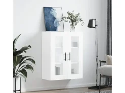 Armario de pared blanco 69,5x34x90 cm