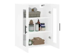 Armario de pared blanco 69,5x34x90 cm
