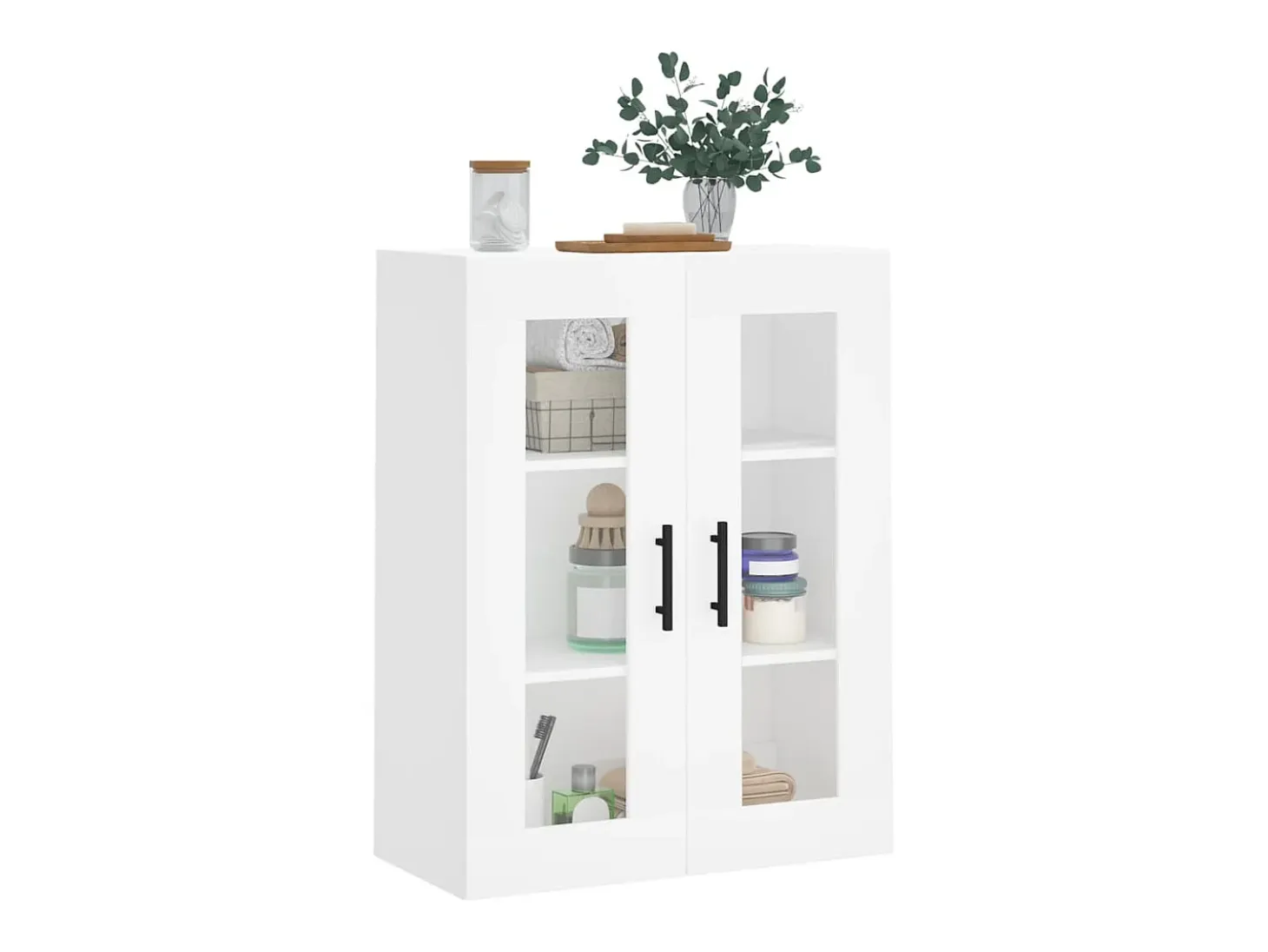 Armario de pared blanco 69,5x34x90 cm