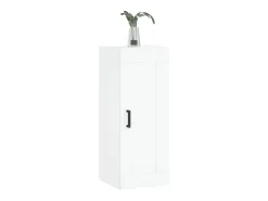 Armario de pared blanco 34,5x34x90 cm madera de ingeniería