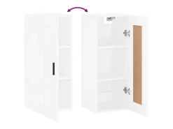 Armario de pared blanco 34,5x34x90 cm madera de ingeniería