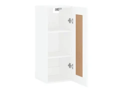 Armario de pared blanco 34,5x34x90 cm madera de ingeniería