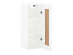 Armario de pared blanco 34,5x34x90 cm madera de ingeniería