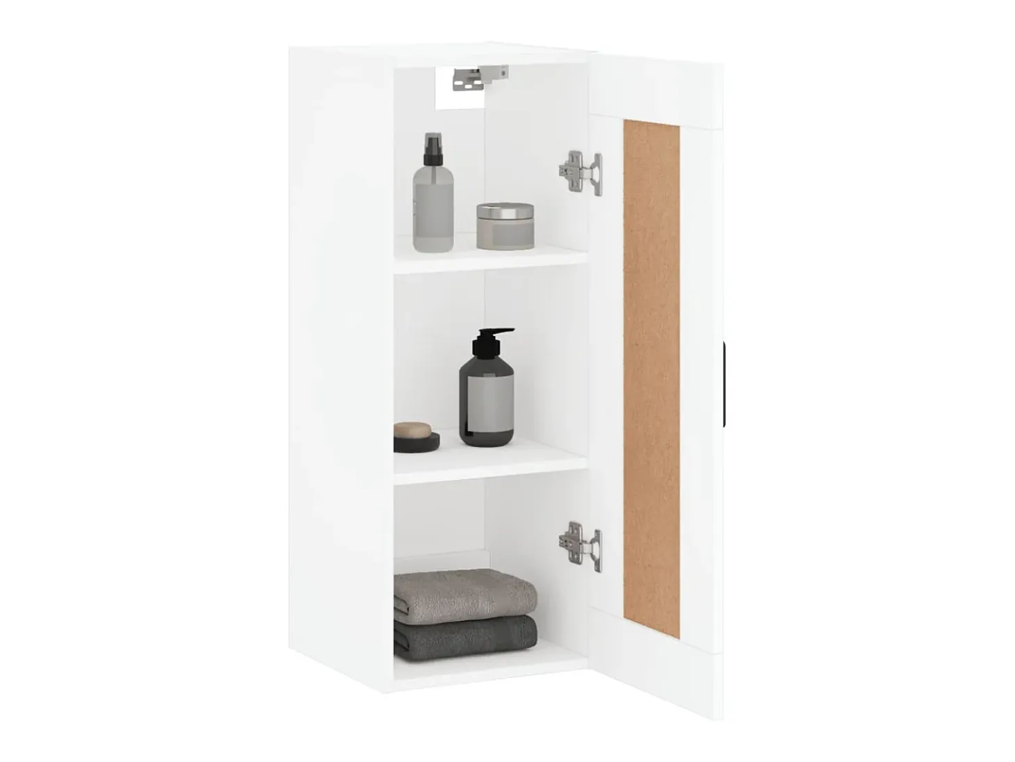 Armario de pared blanco 34,5x34x90 cm madera de ingeniería