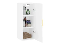 Armario de pared blanco 34,5x34x90 cm