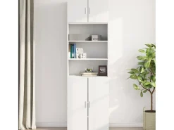 Armario de pared blanco 70x42,5x40 cm madera de ingeniería