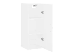 Armario de pared blanco 34,5x34x90 cm madera de ingeniería