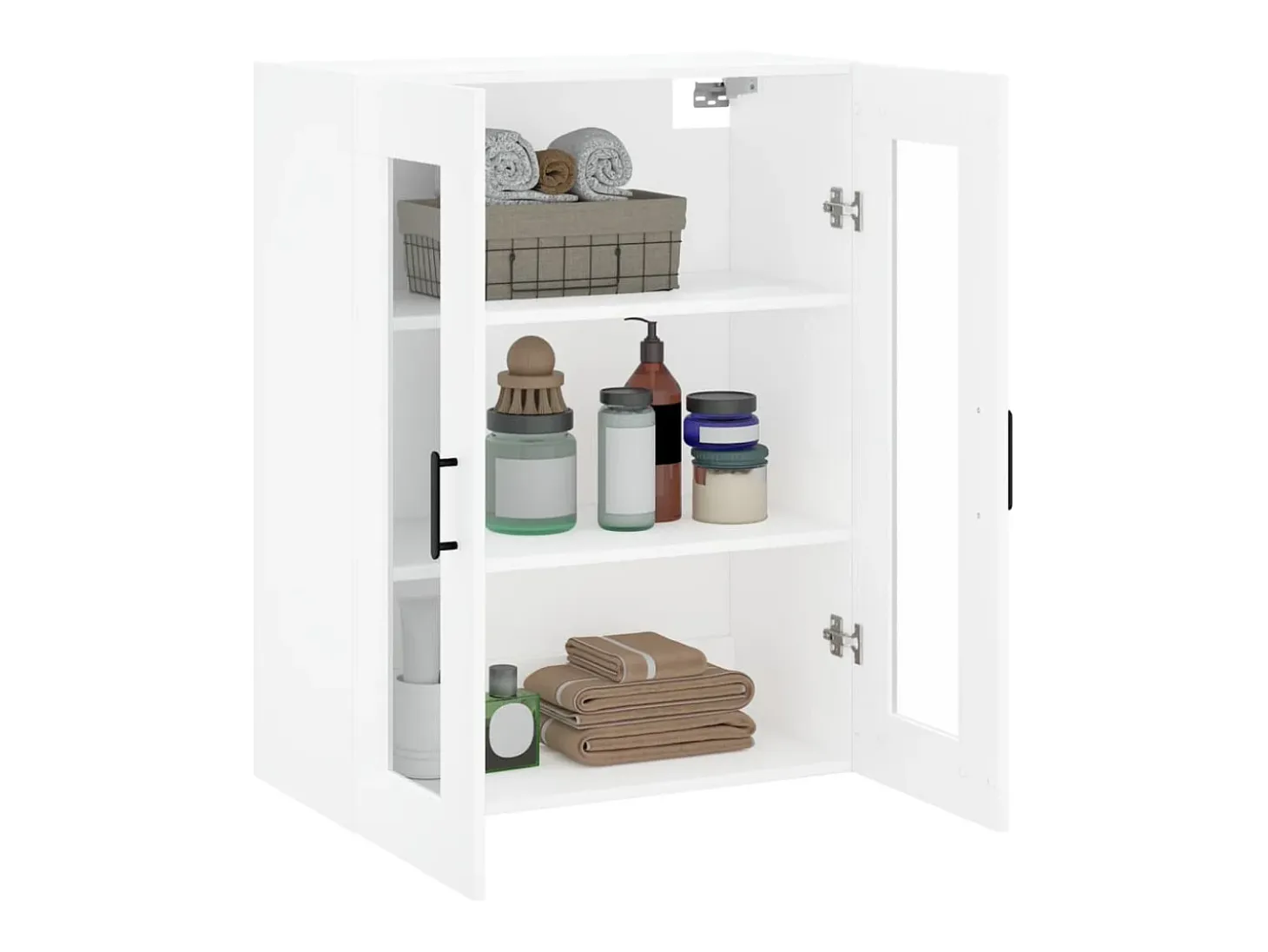 Armario de pared blanco 69,5x34x90 cm