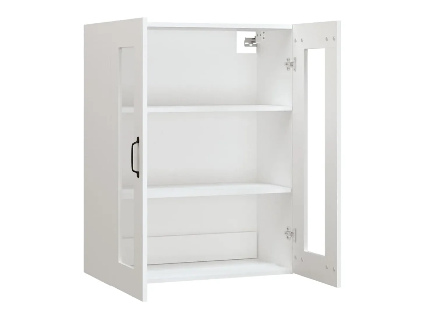 Armario de pared colgante blanco 69,5x34x90 cm
