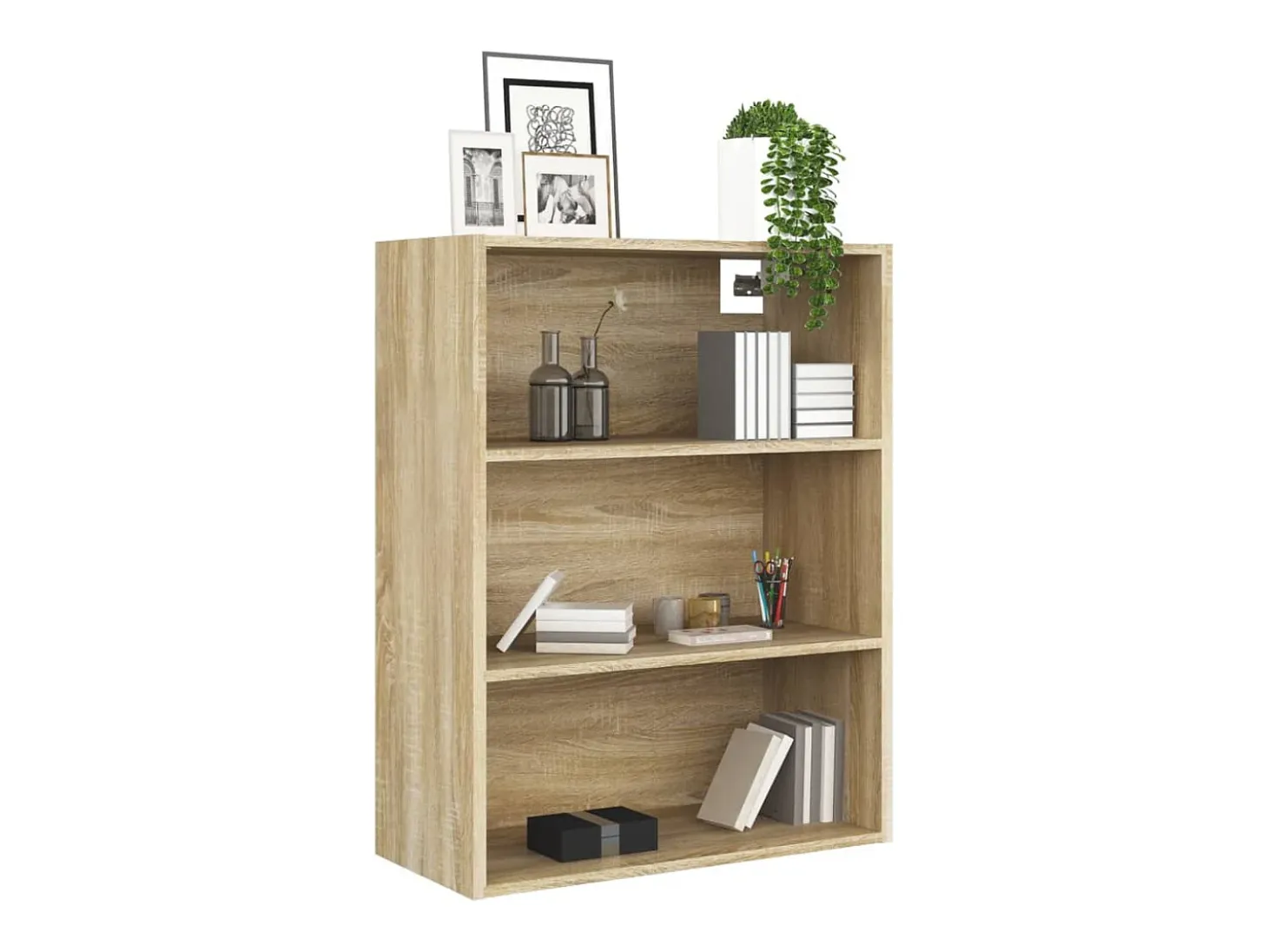 Armario de pared colgante de roble Sonoma 69,5x32,5x90 cm