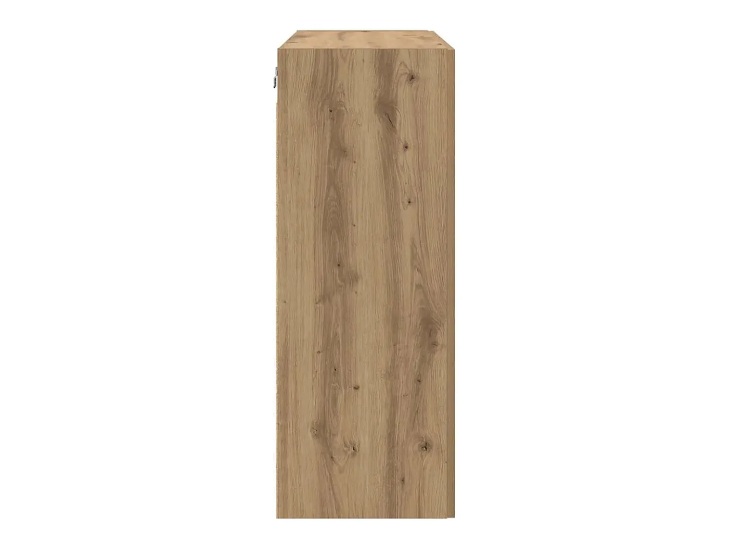 Armario de pared colgante de roble hecho a mano 69,5x34x90 cm